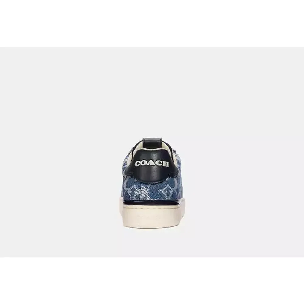 Coach Lowline Low Top Signature Denim Sneakers - 9